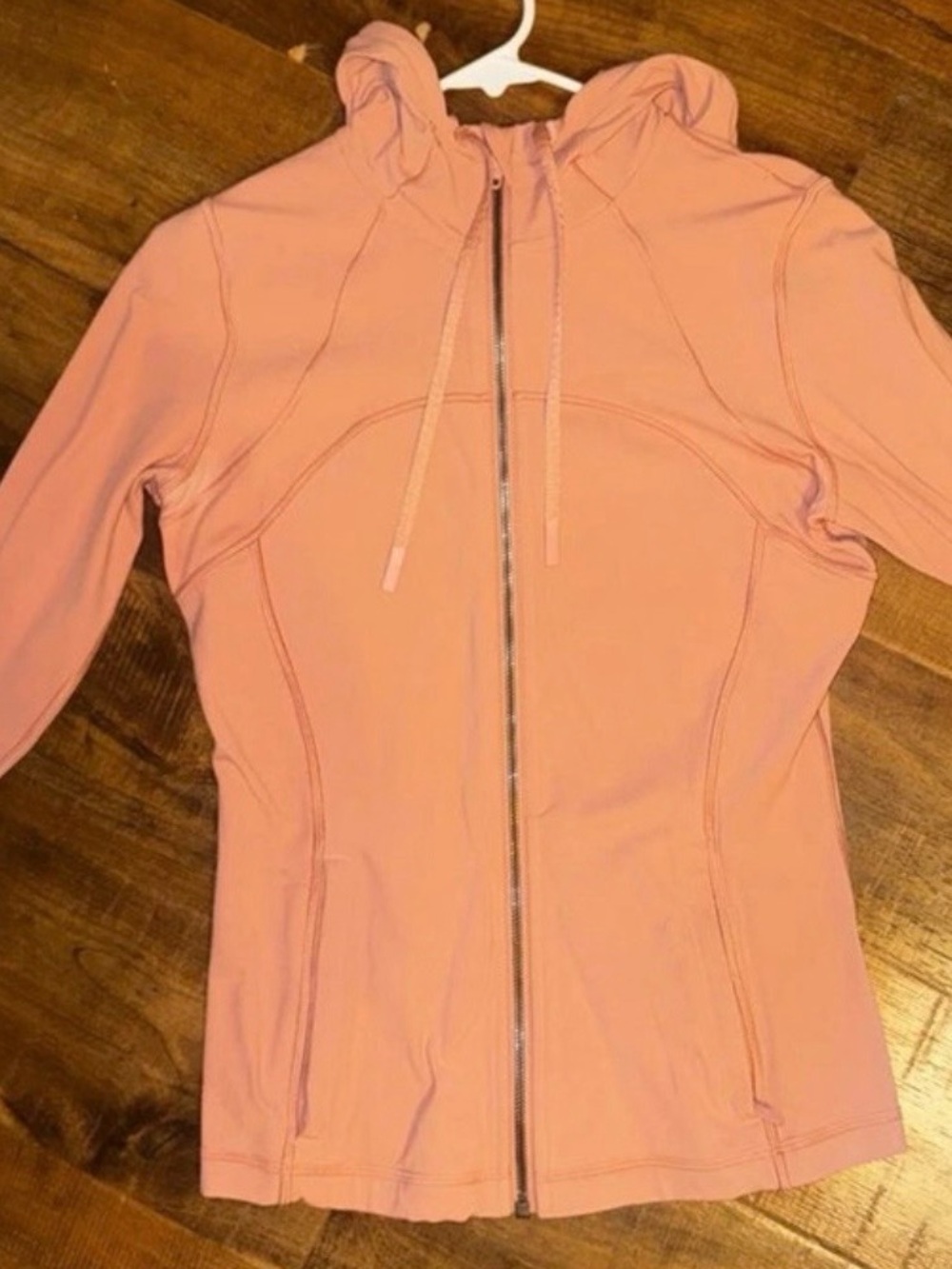 Women’s Peach Zip-Up Hoodie Jacket